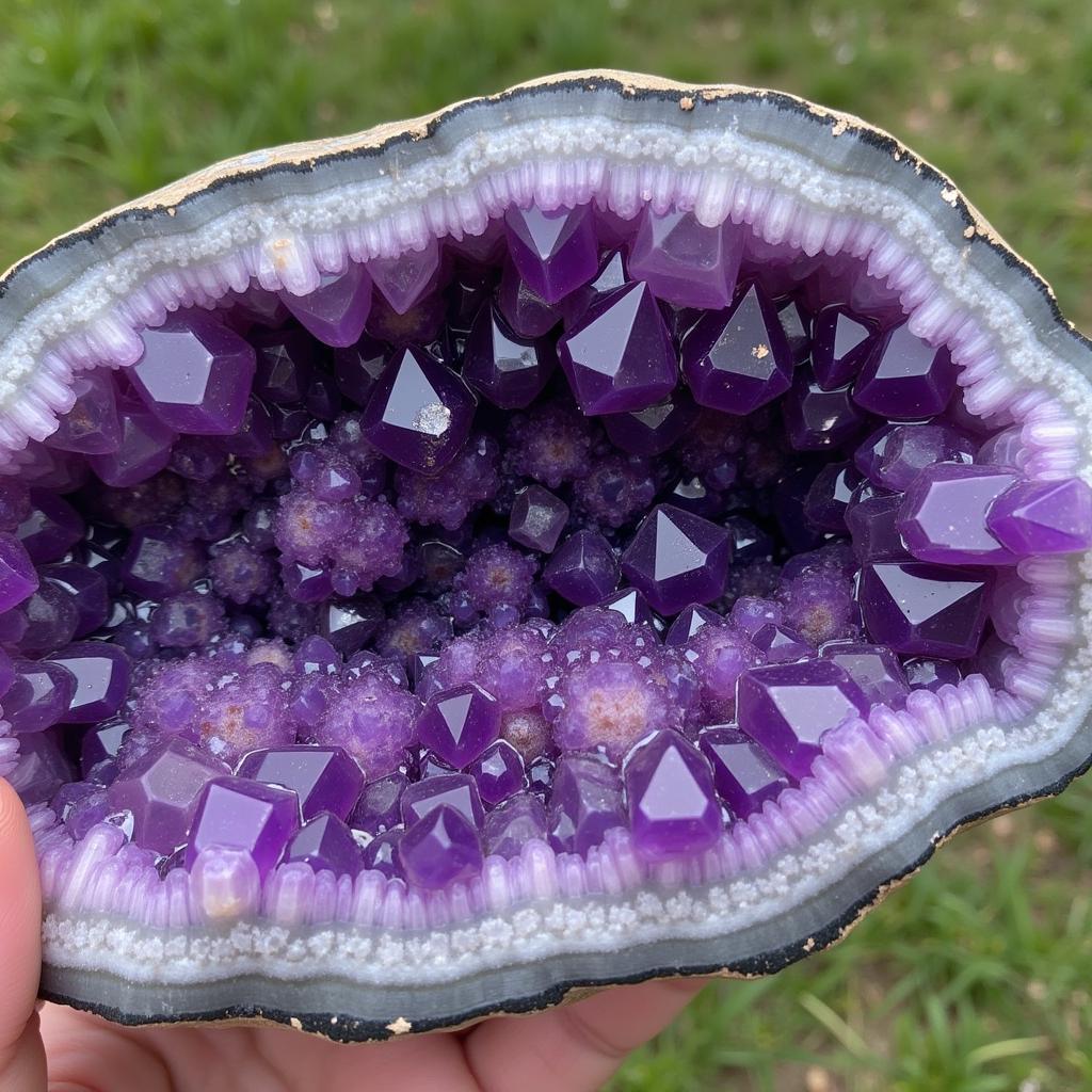 Amethyst Geode Formation