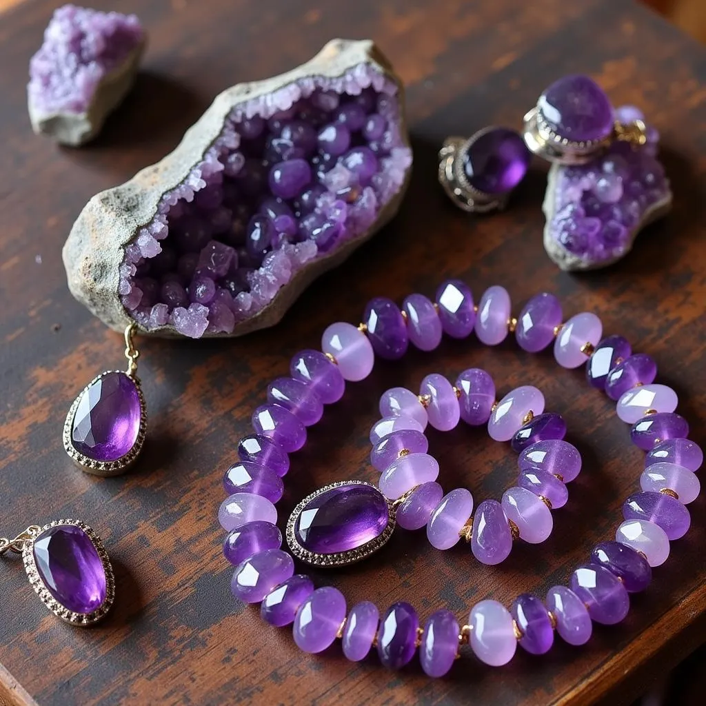 Amethyst Jewelry Crafted in Africa