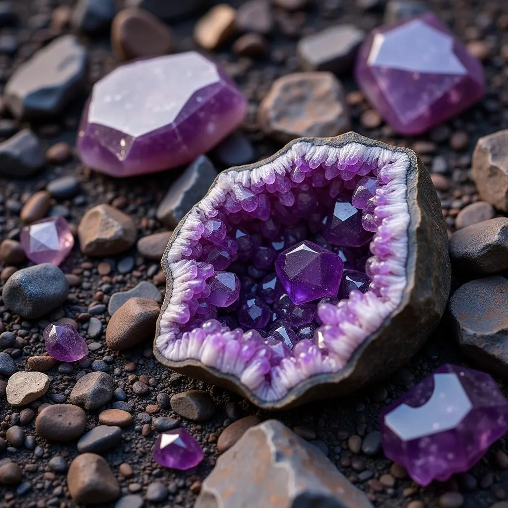 An Amethyst Mine in Africa