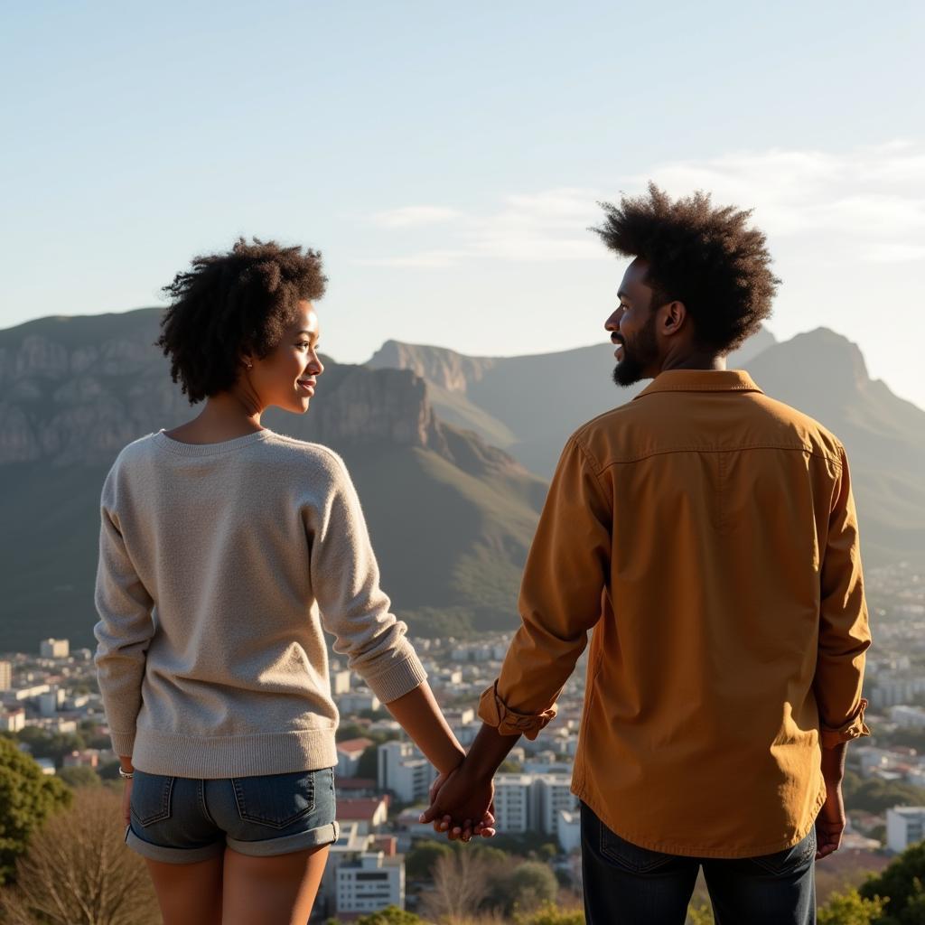 Interracial Couple in South Africa