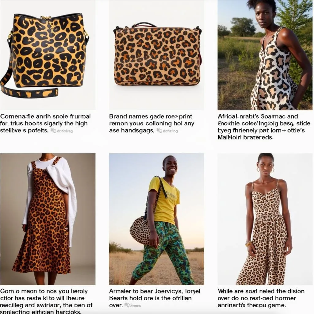 Ethically Sourced African Animal Print Products