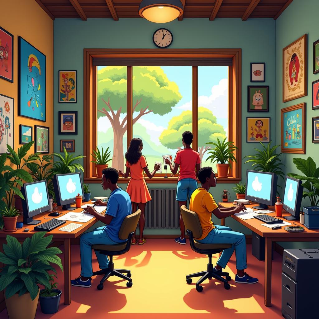 Inside an African Animation Studio