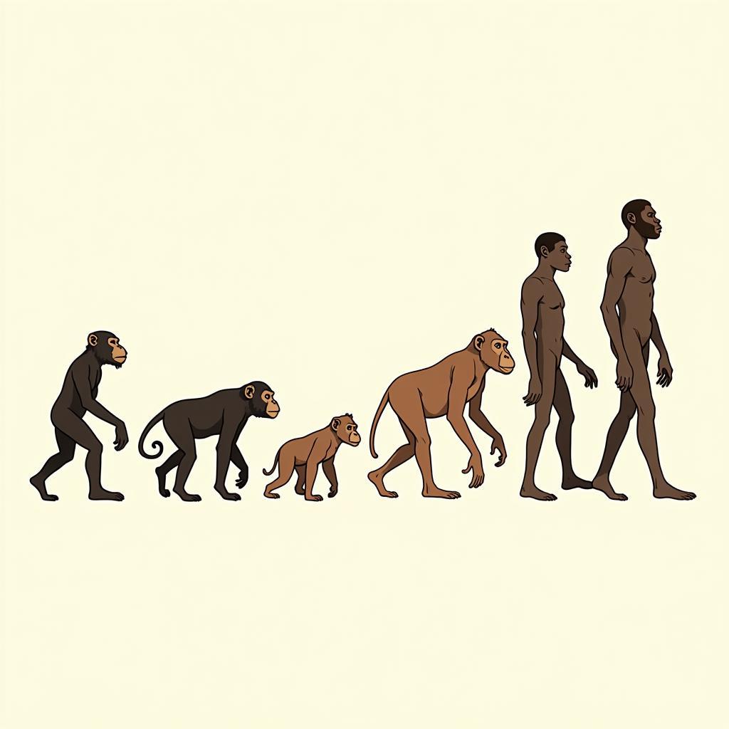 Evolutionary Family Tree of African Ape Man