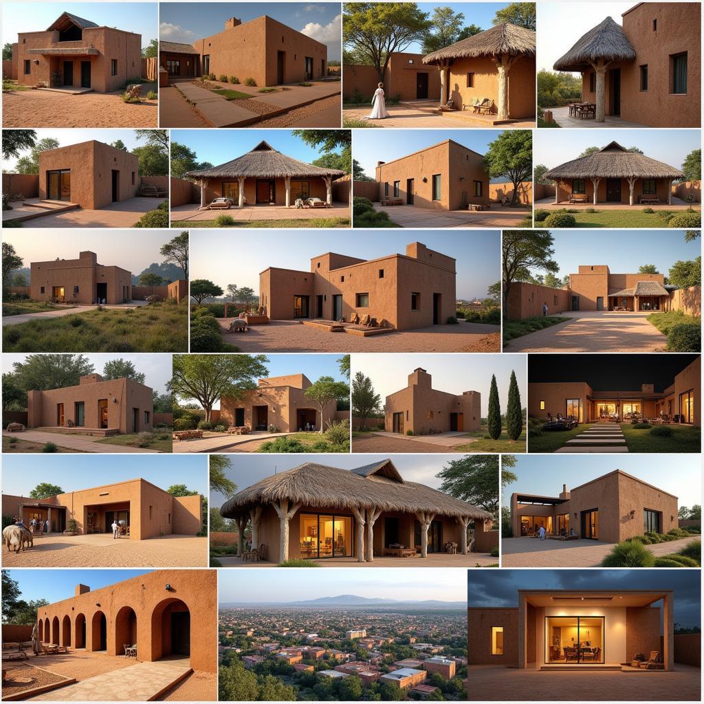 Diverse African Architecture: Traditional and Modern Buildings