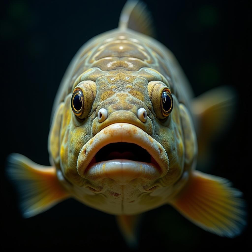 Close-up of an African Arowana