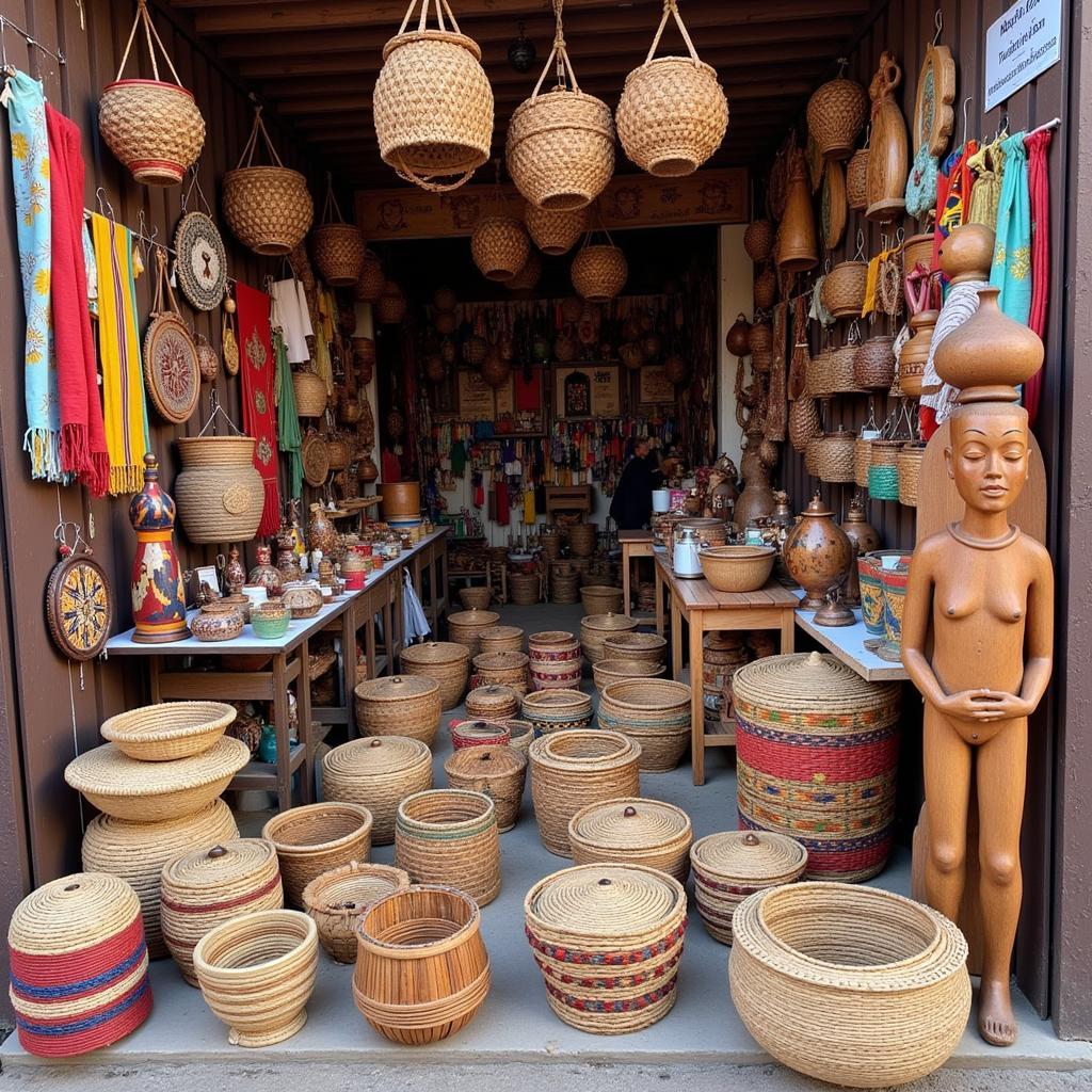 Traditional African Art and Crafts Market