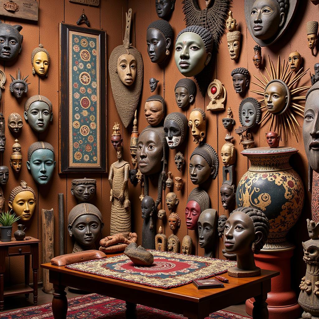 African Art and Culture Display