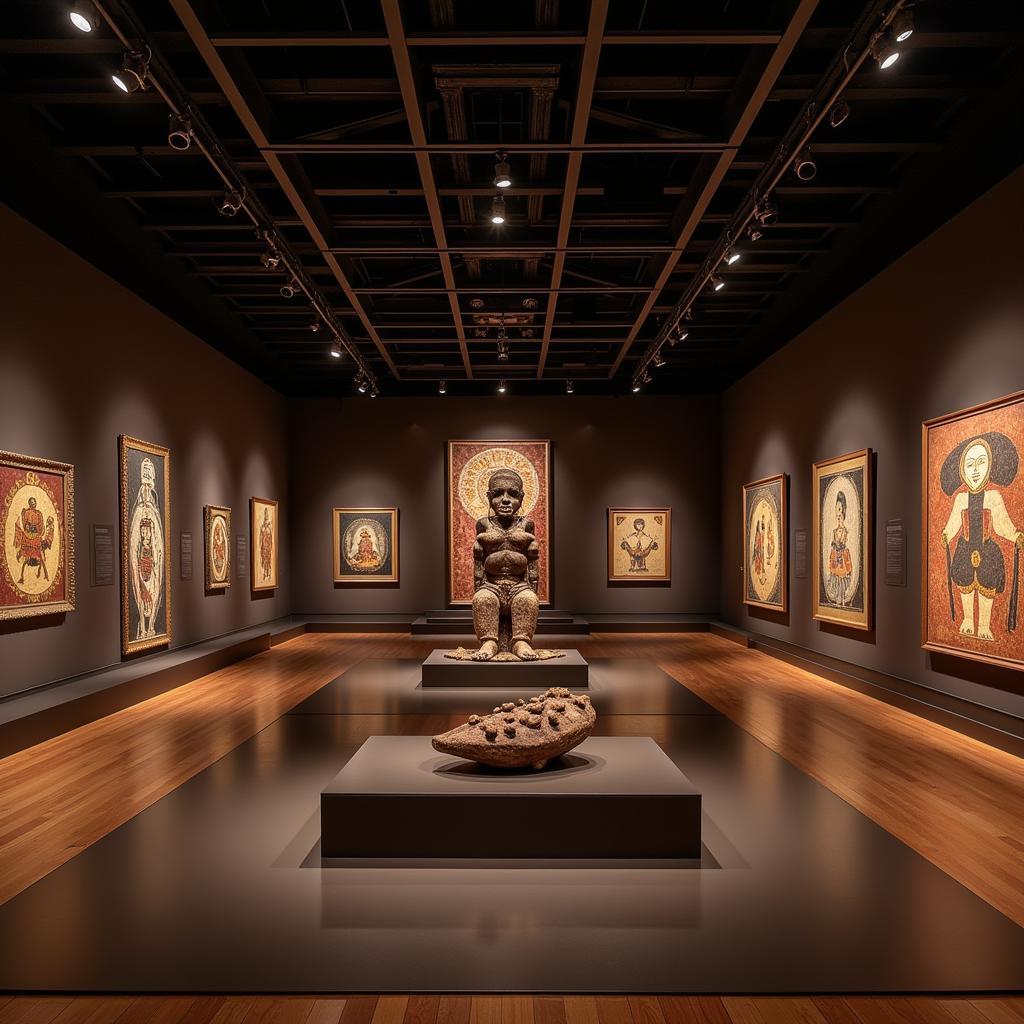 African Art Museum Exhibit