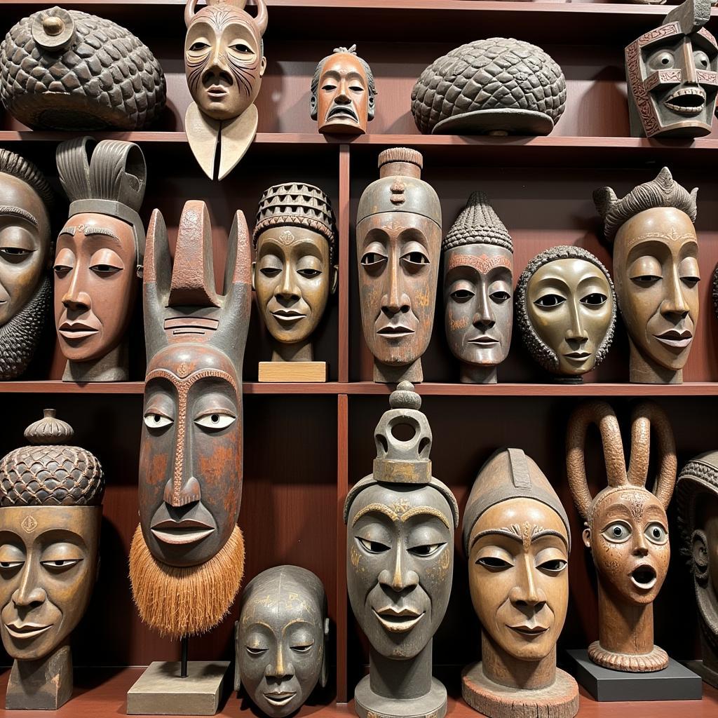 Traditional African Masks and Sculptures