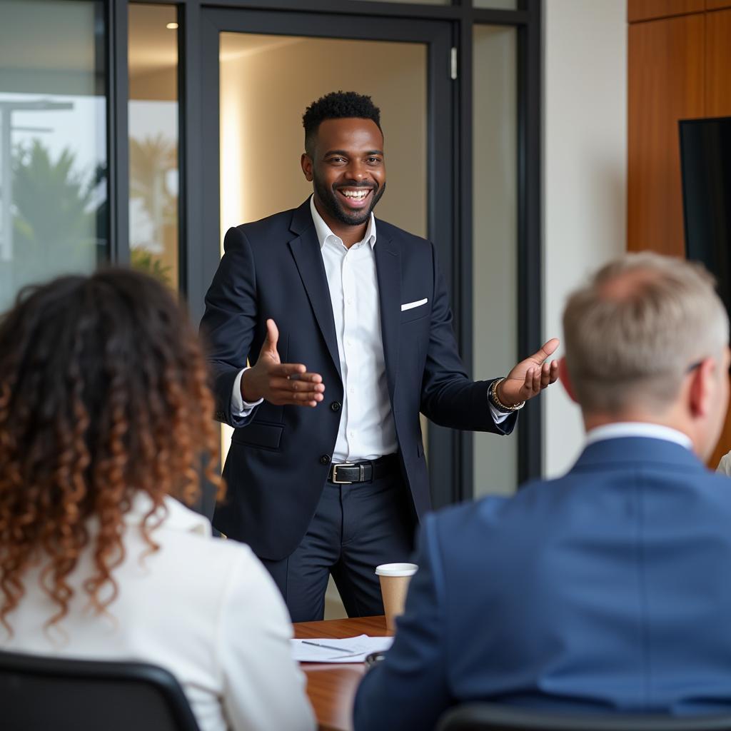 African Australian Entrepreneur Leading Meeting