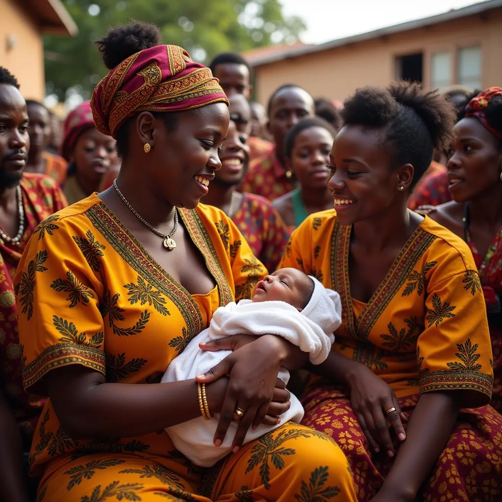 African Baby Naming Ceremony