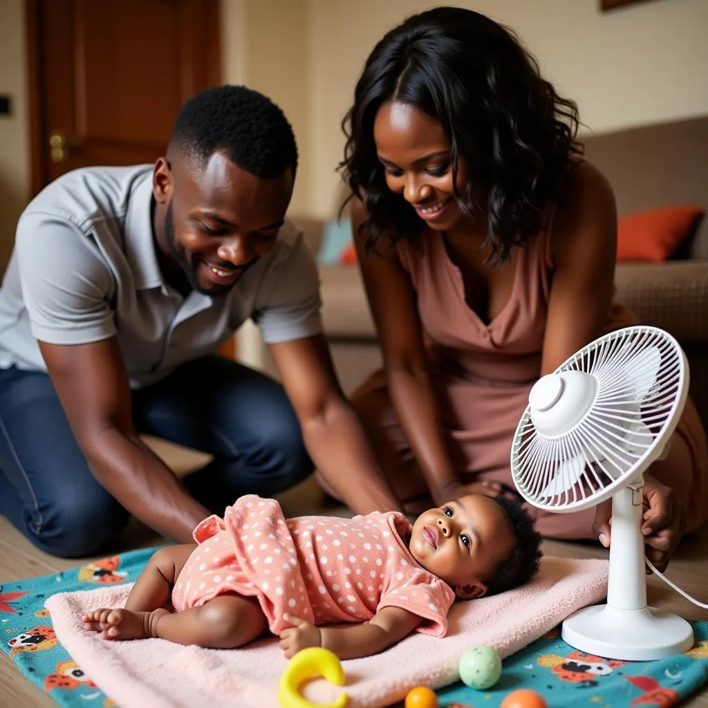 African Baby Photoshoot Safety