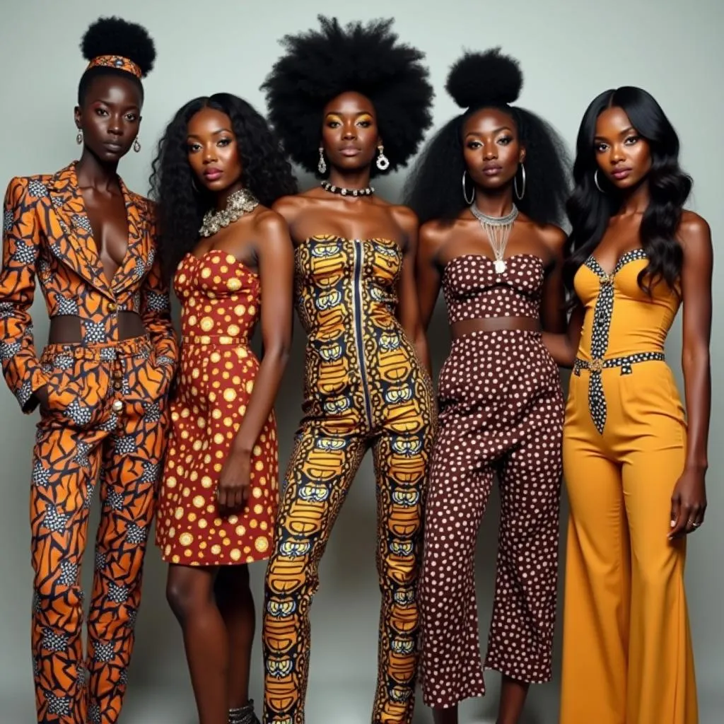 African baddies rocking bold and vibrant fashion styles