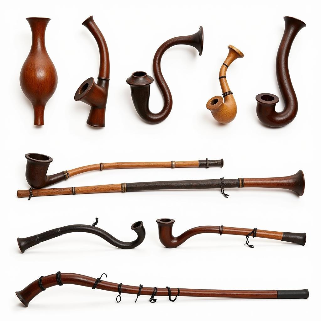 Various Types of African Bagpipes