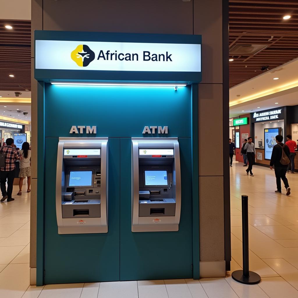 Conveniently located ATM for African Bank customers at Cornubia Mall