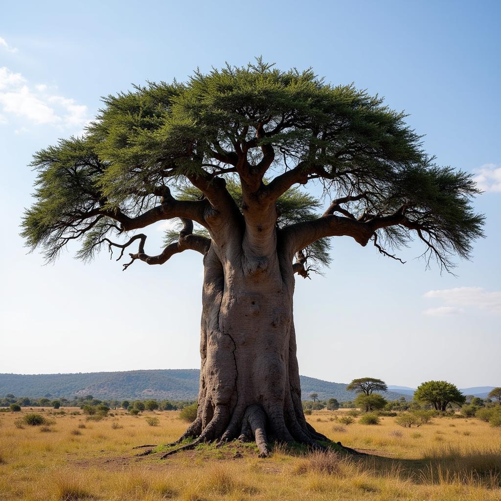 Ancient African Baobab Tree