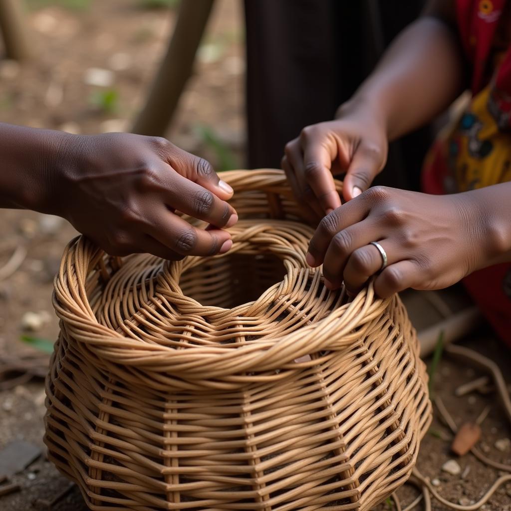 Traditional African Basket Weaving