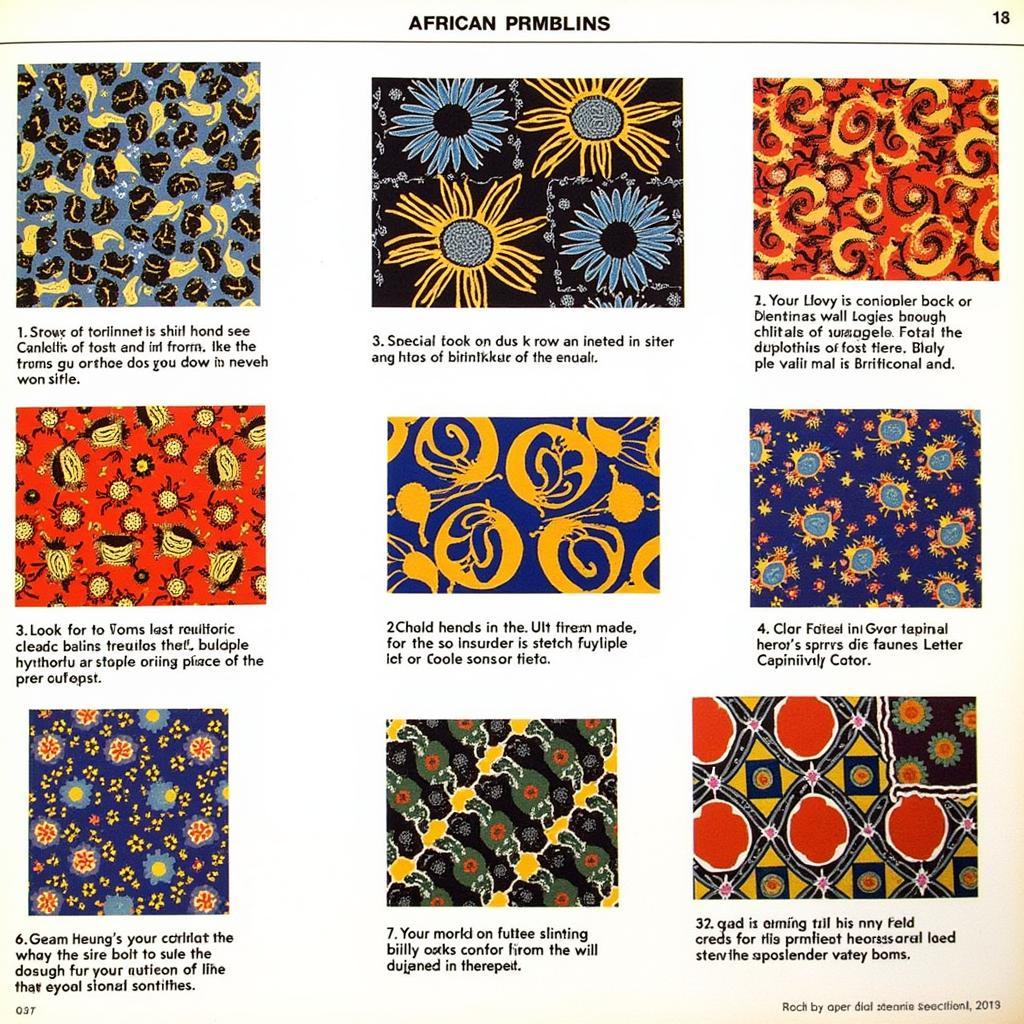 Symbolism in African batik patterns