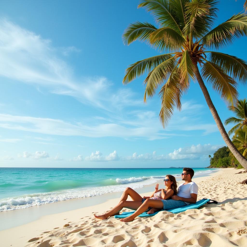 African Beach Relaxation