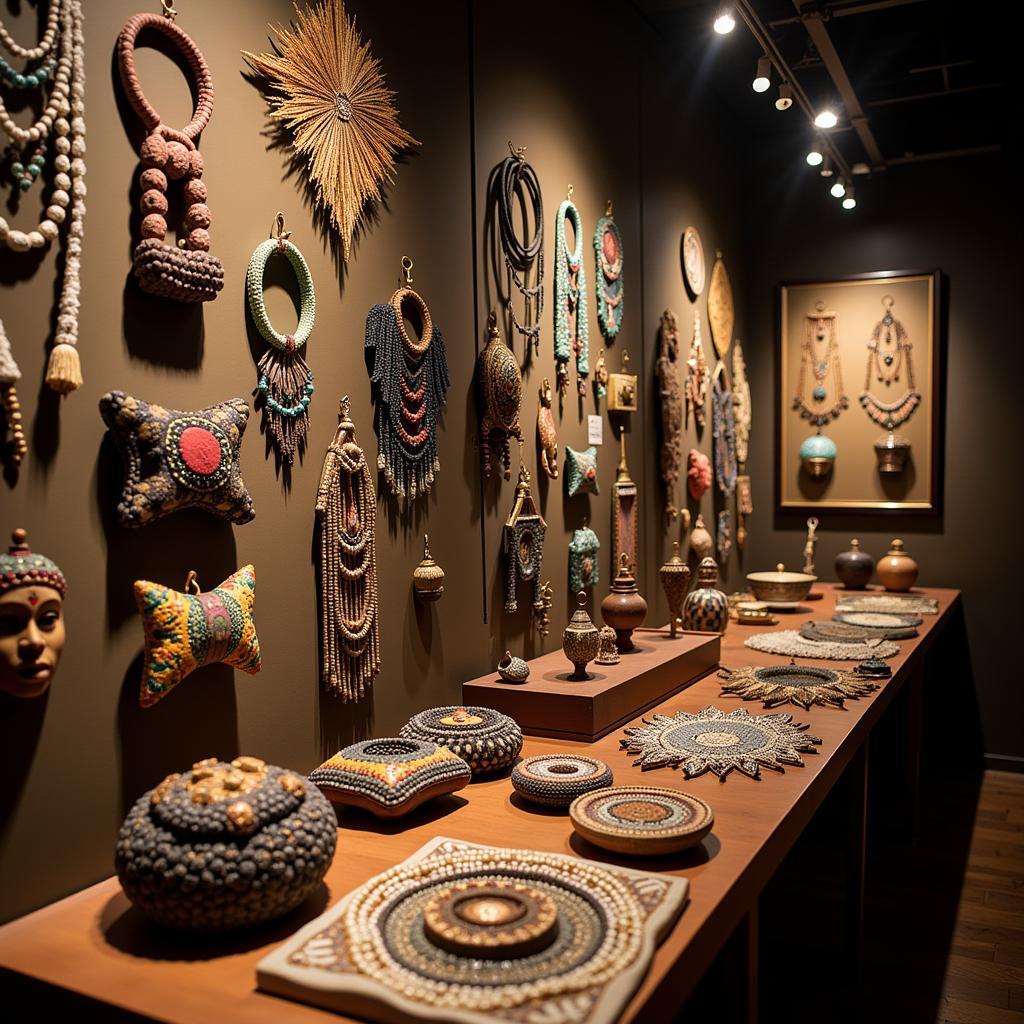 African Bead Museum Interior Exhibit in Detroit