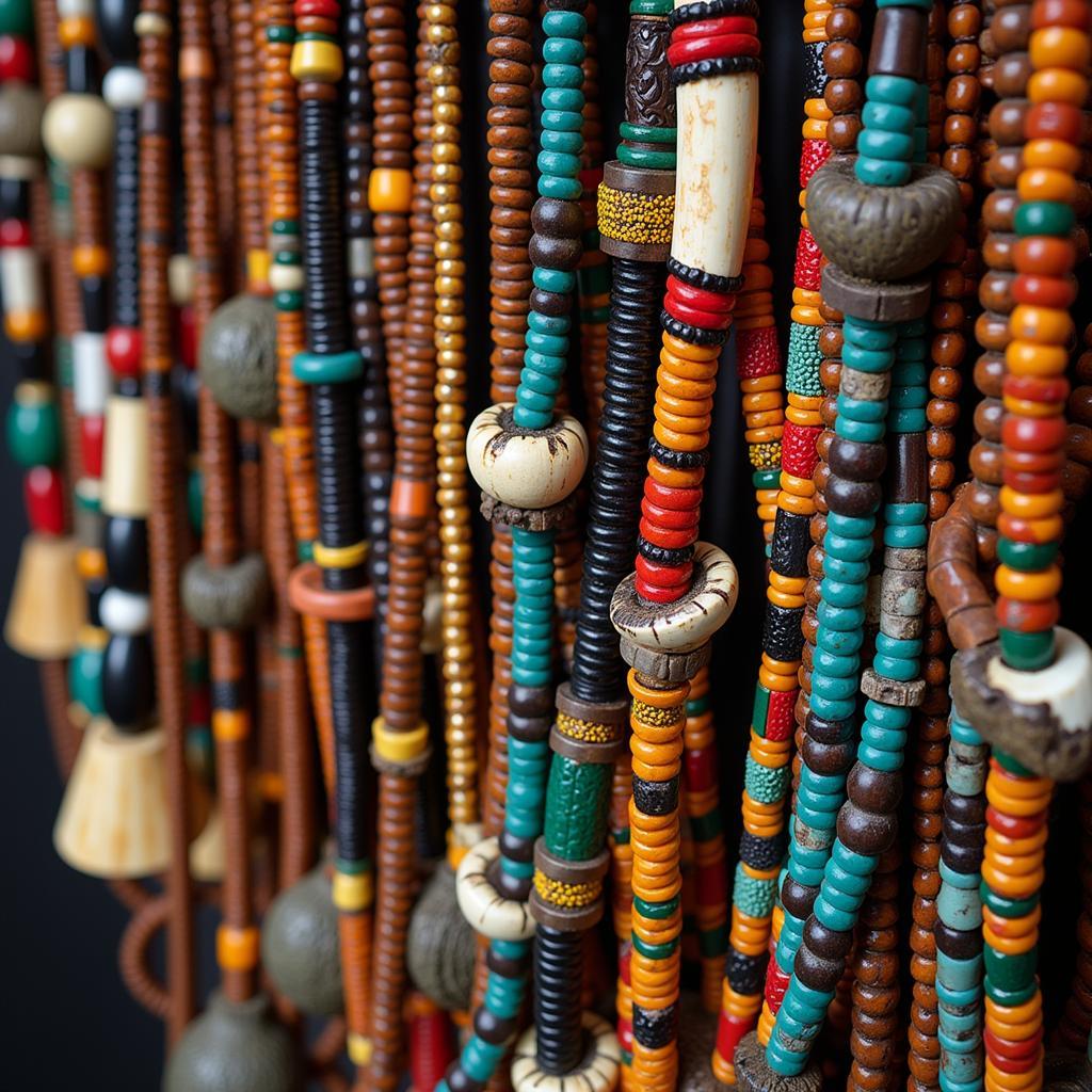 Variety of African Beaded Necklaces