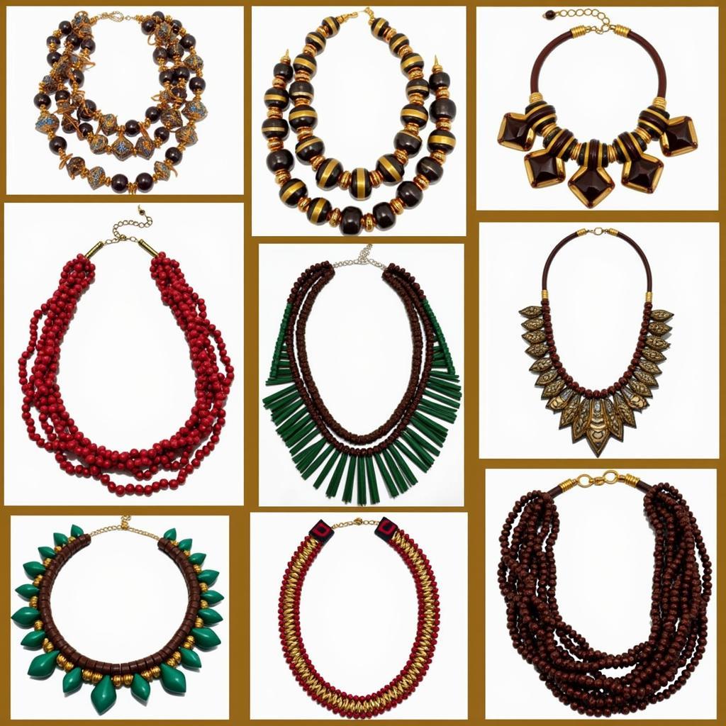 African Beads Necklace Styles