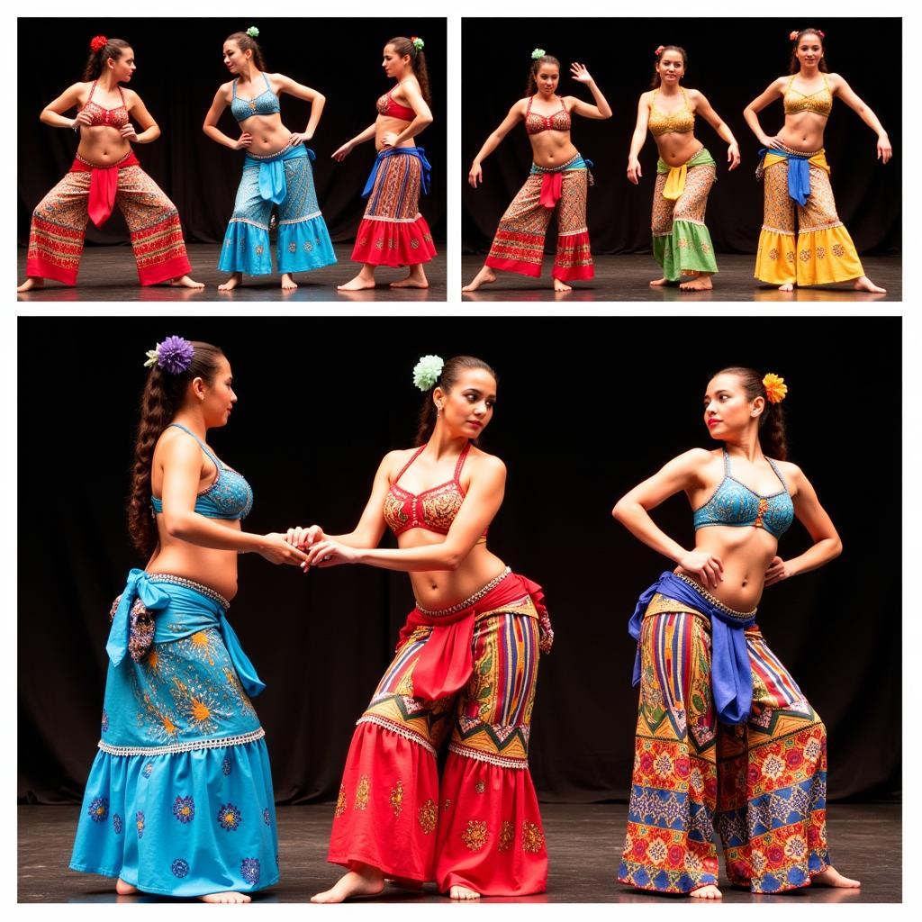 Diverse African Belly Dance Styles