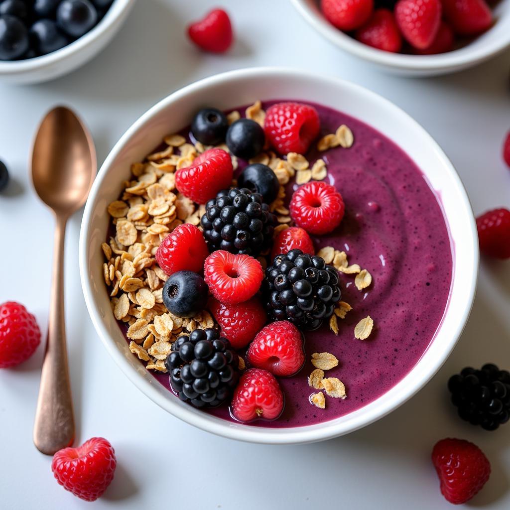 Vibrant Smoothie Bowl with African Berries