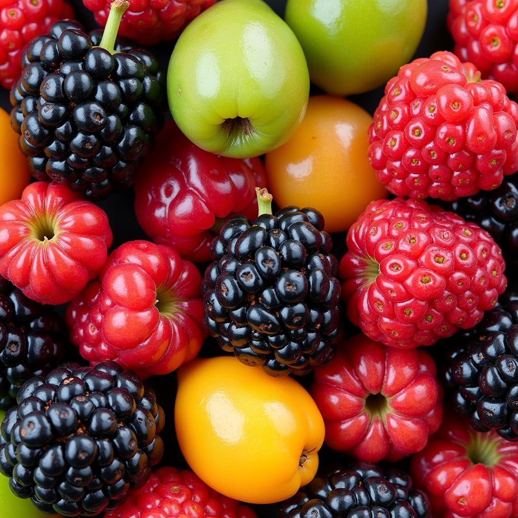 Variety of African Berries