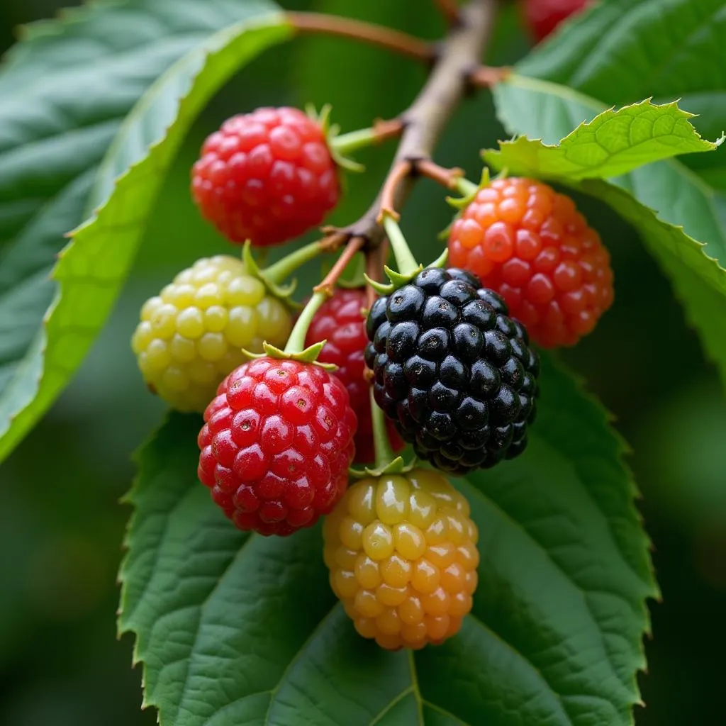 African Berry Variety in Congo Forest