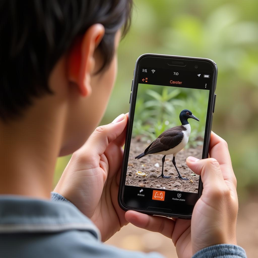 Using a Bird Identification App