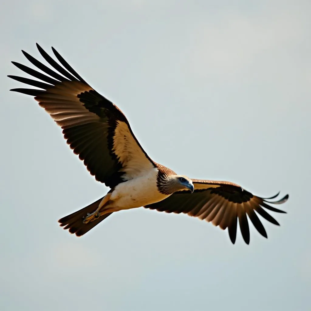 African birds in flight