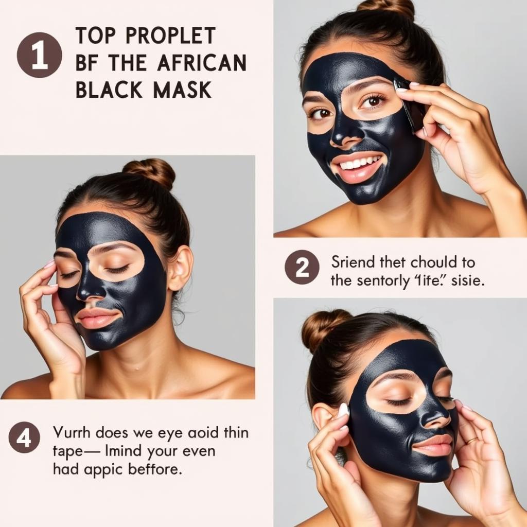 Applying the African Black Mask: A Step-by-Step Guide