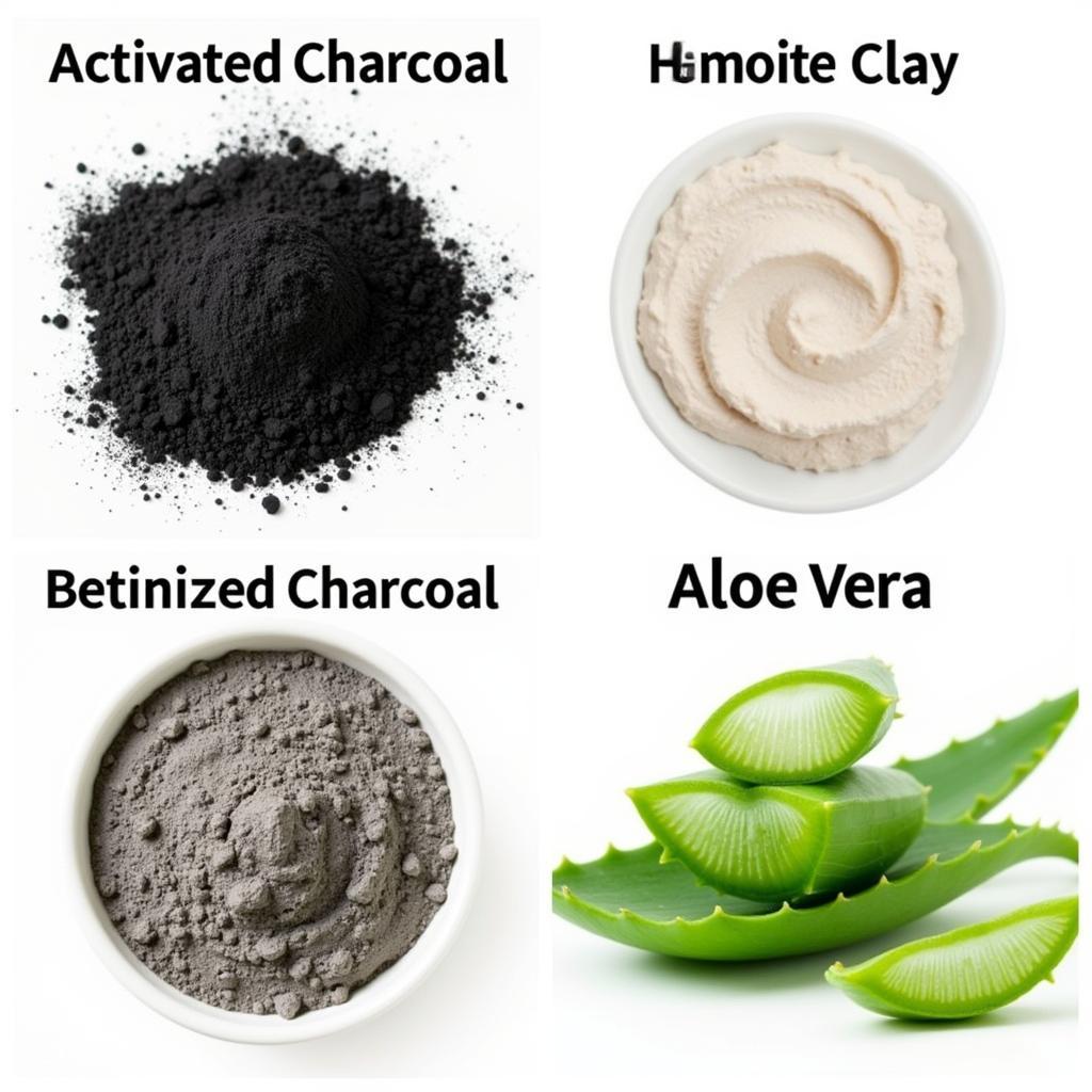 African Black Mask Ingredients: Charcoal, Clay, and Plant Extracts