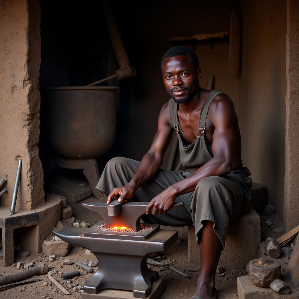 African Blacksmith