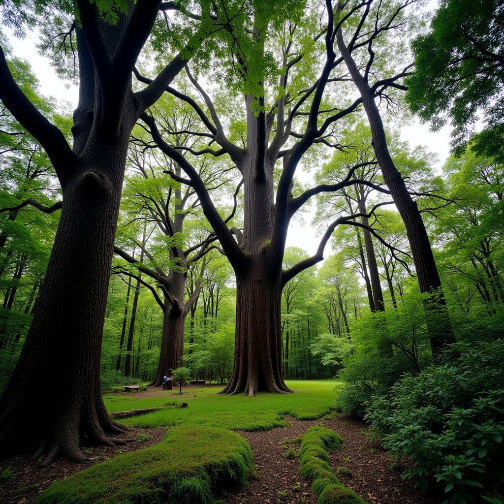 Majestic African Blackwood Trees in Natural Habitat