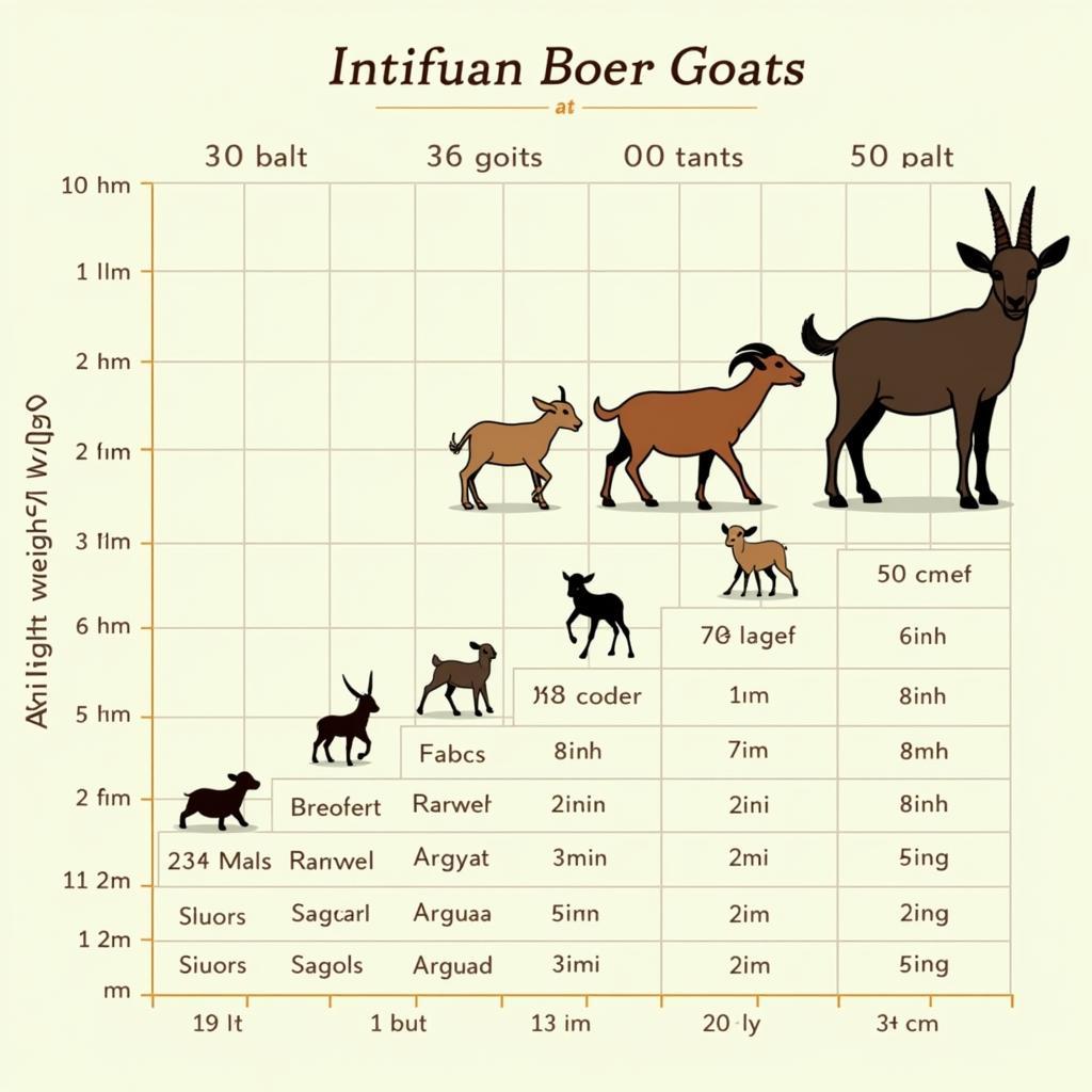 African Boer Goat Weight Chart