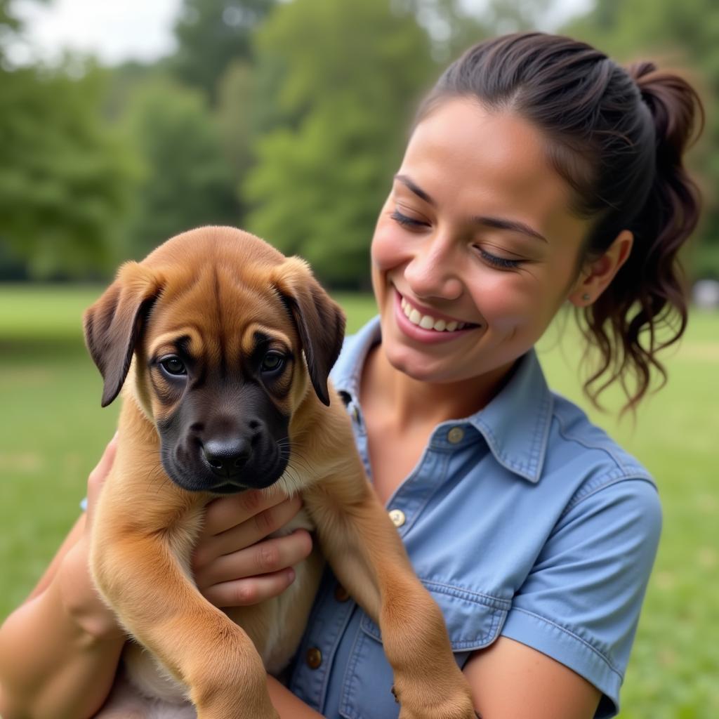 African Boerboel Puppy with Breeder