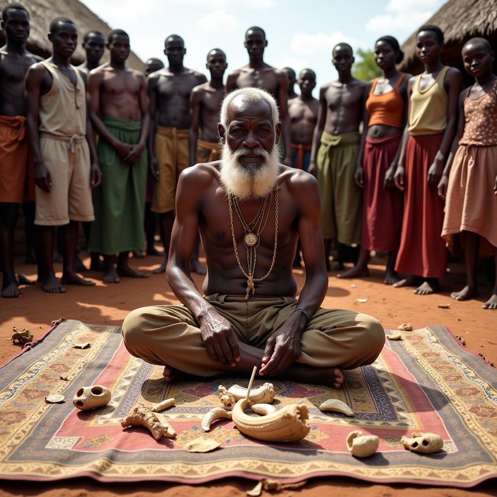 African Bone Throwing Divination