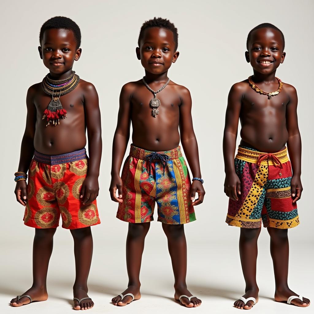 Traditional African Boy Shorts Styles