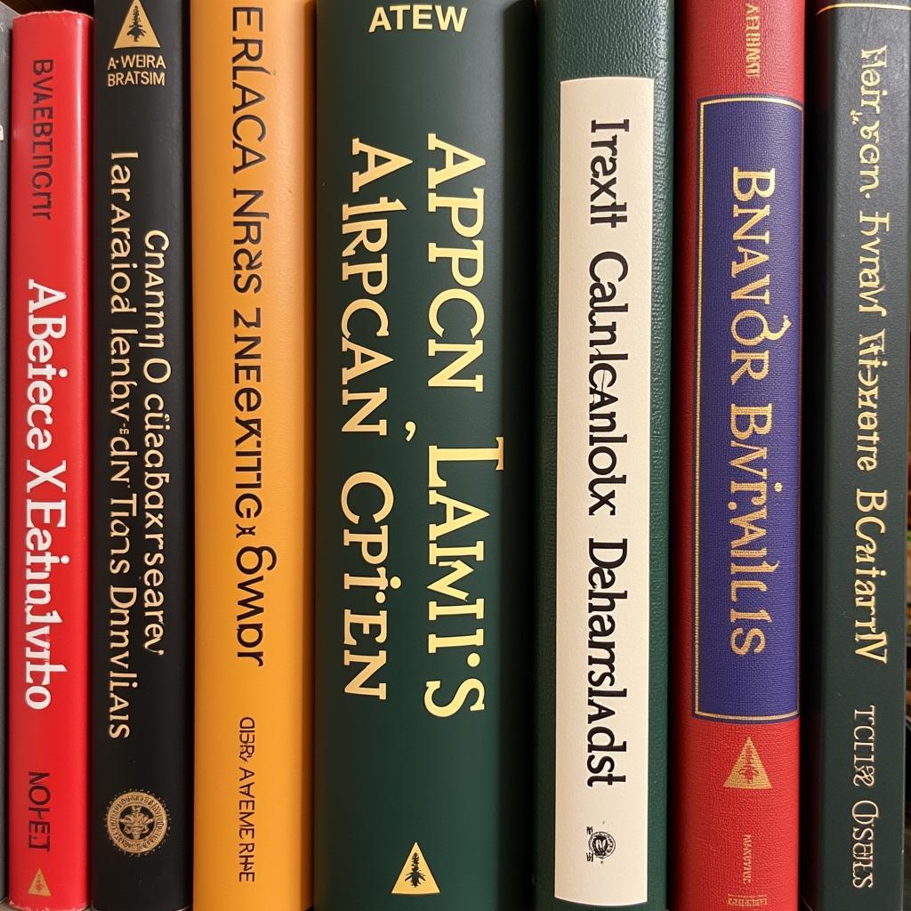 A collection of various African British journals