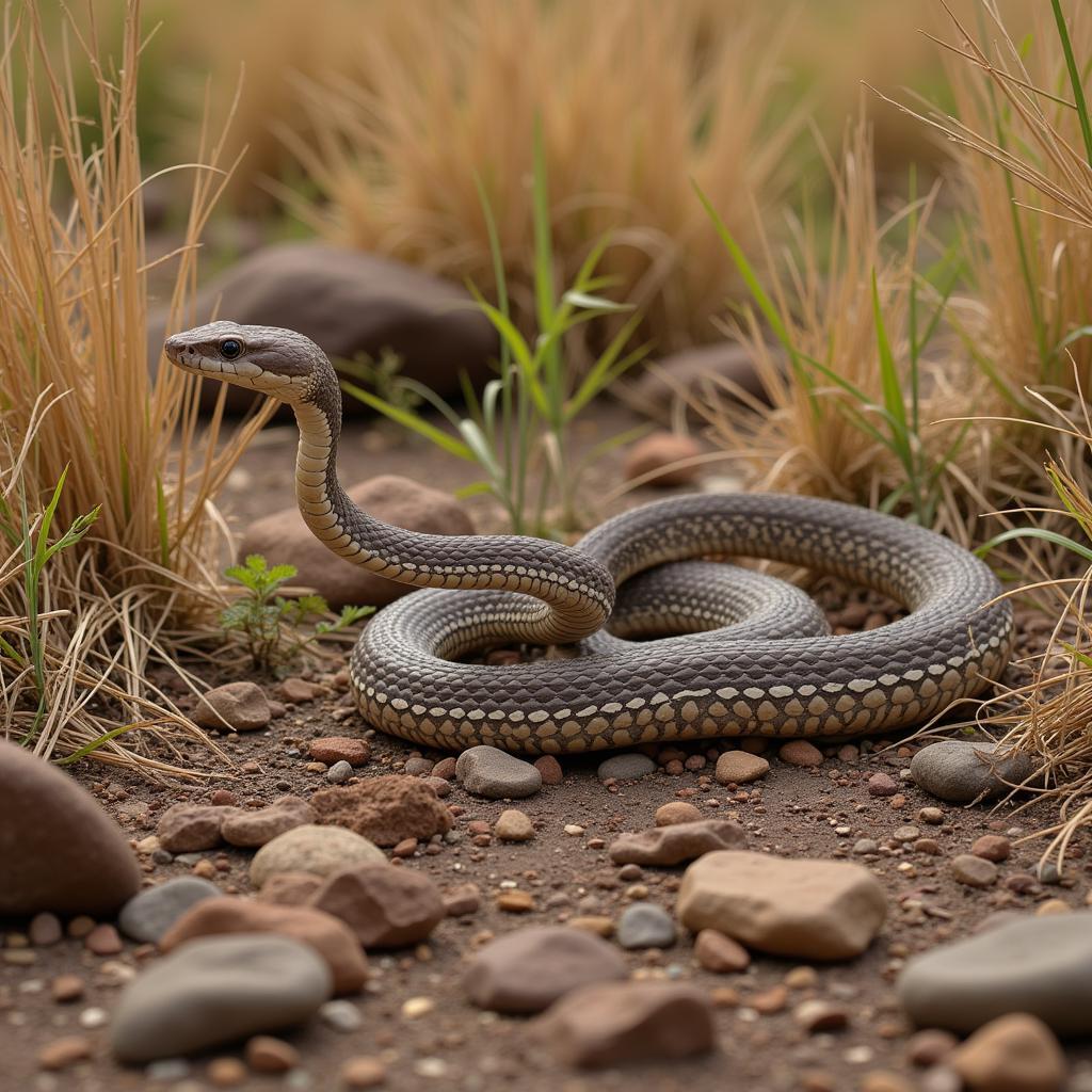 African Brown Snake Habitat: Savanna Grasslands