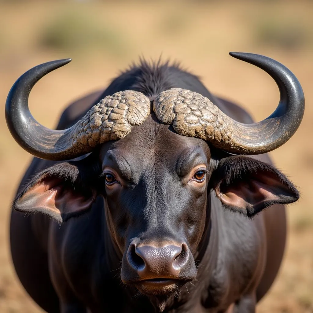 African Buffalo Horns