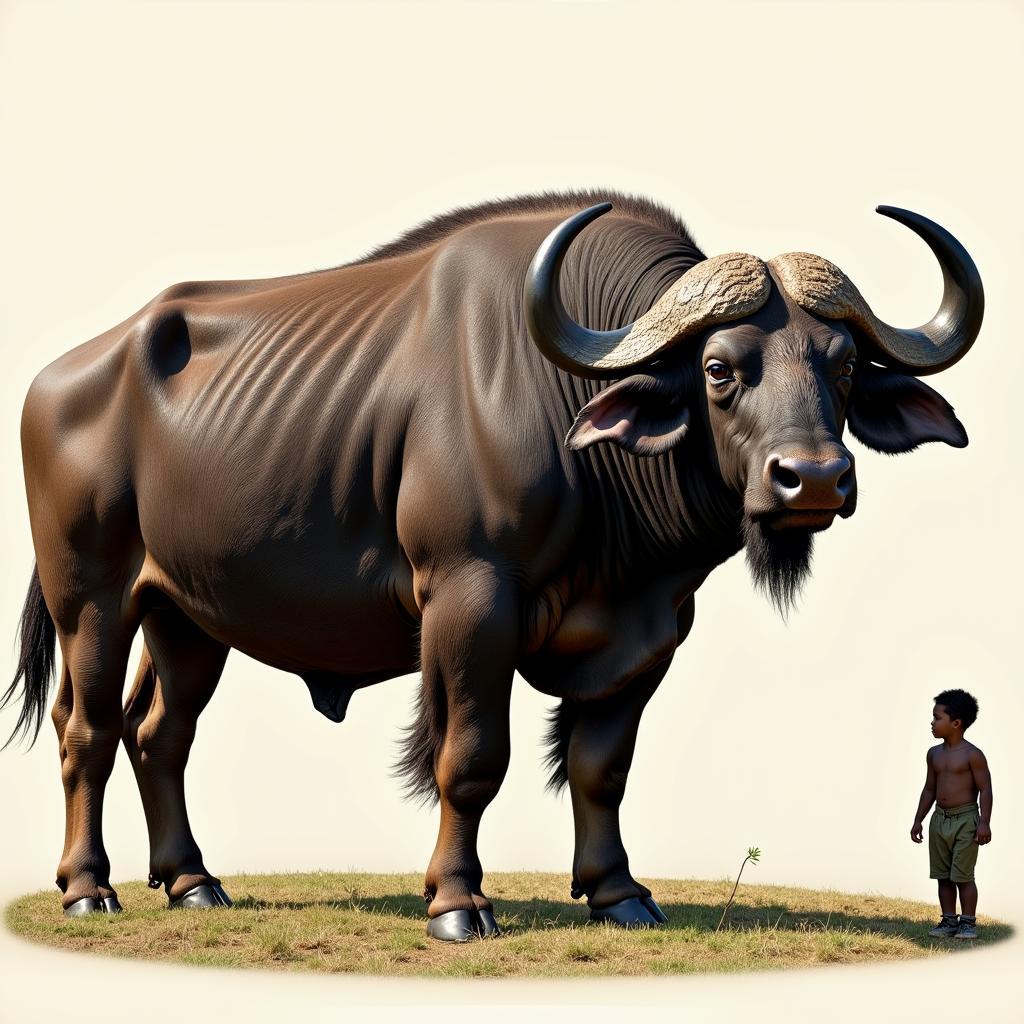 African Buffalo Size Comparison