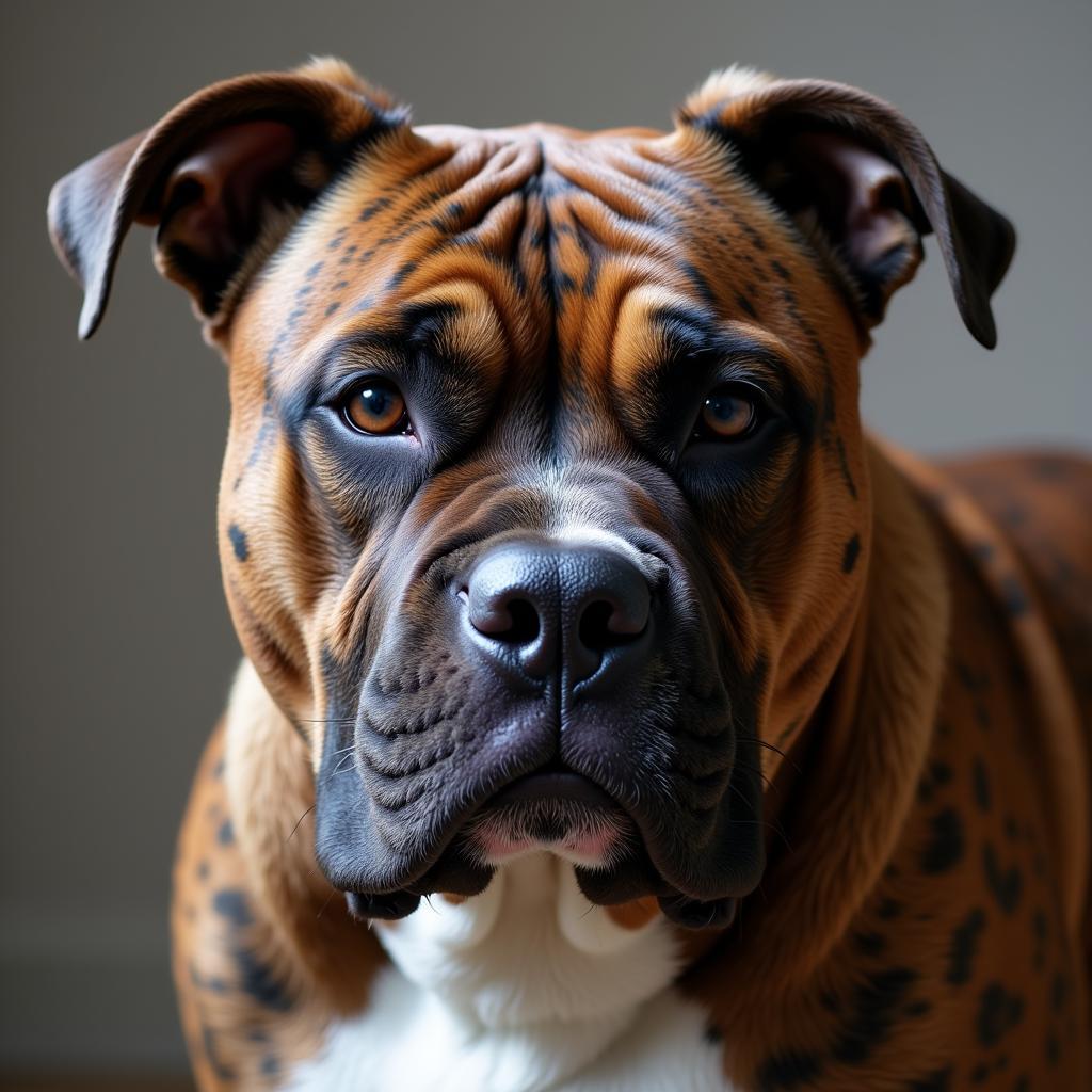 African Bulldog Portrait