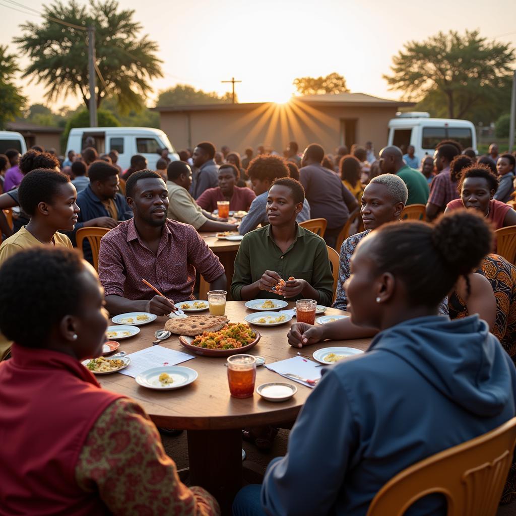 Community Gathering Featured in an African Bulletin