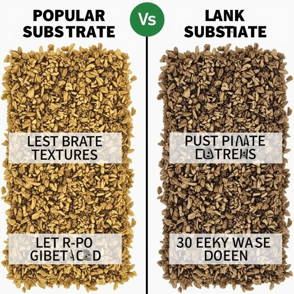 Comparison of different substrate options for an African bullfrog enclosure