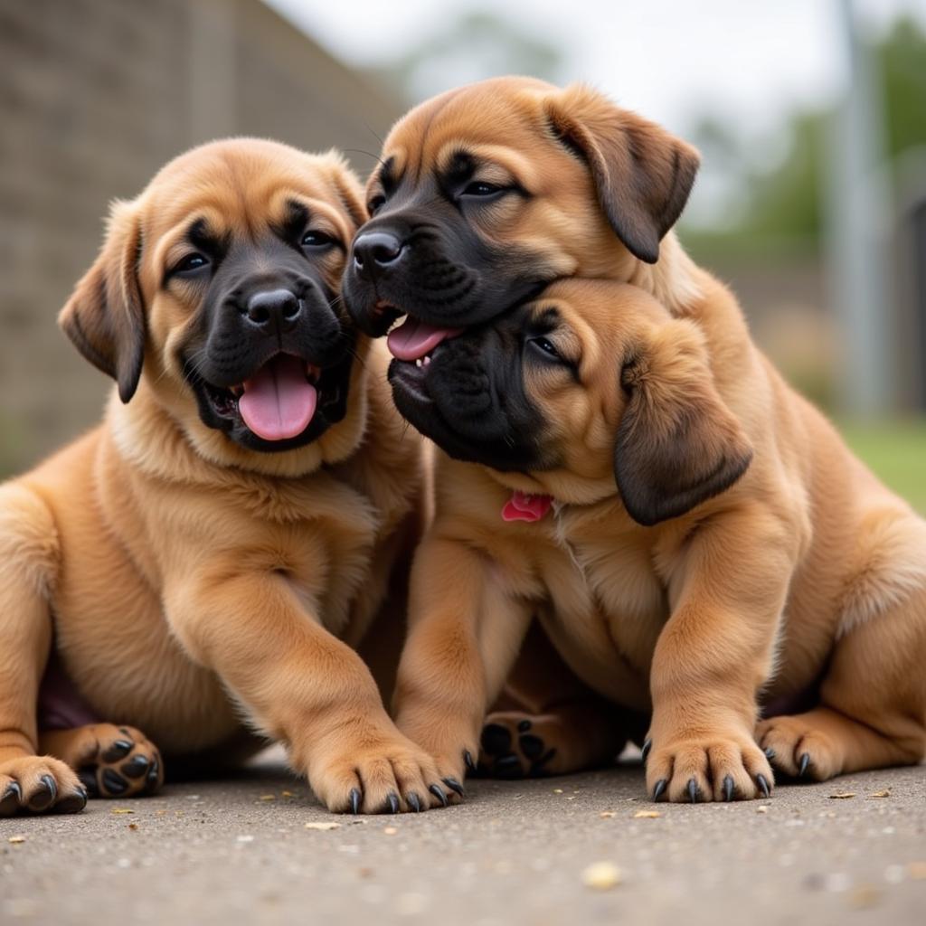 Playful African Bullmastiff Puppies