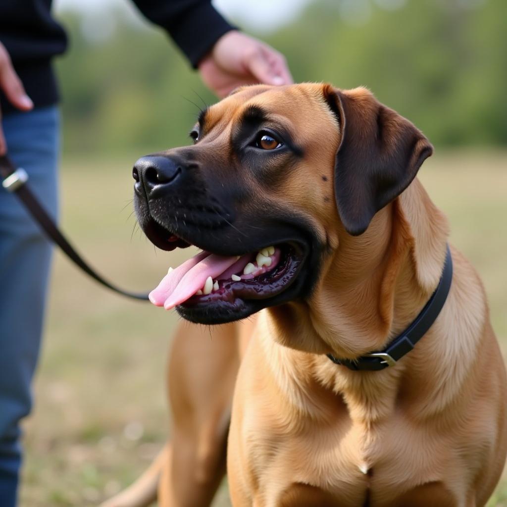 African Bullmastiff in Training Class