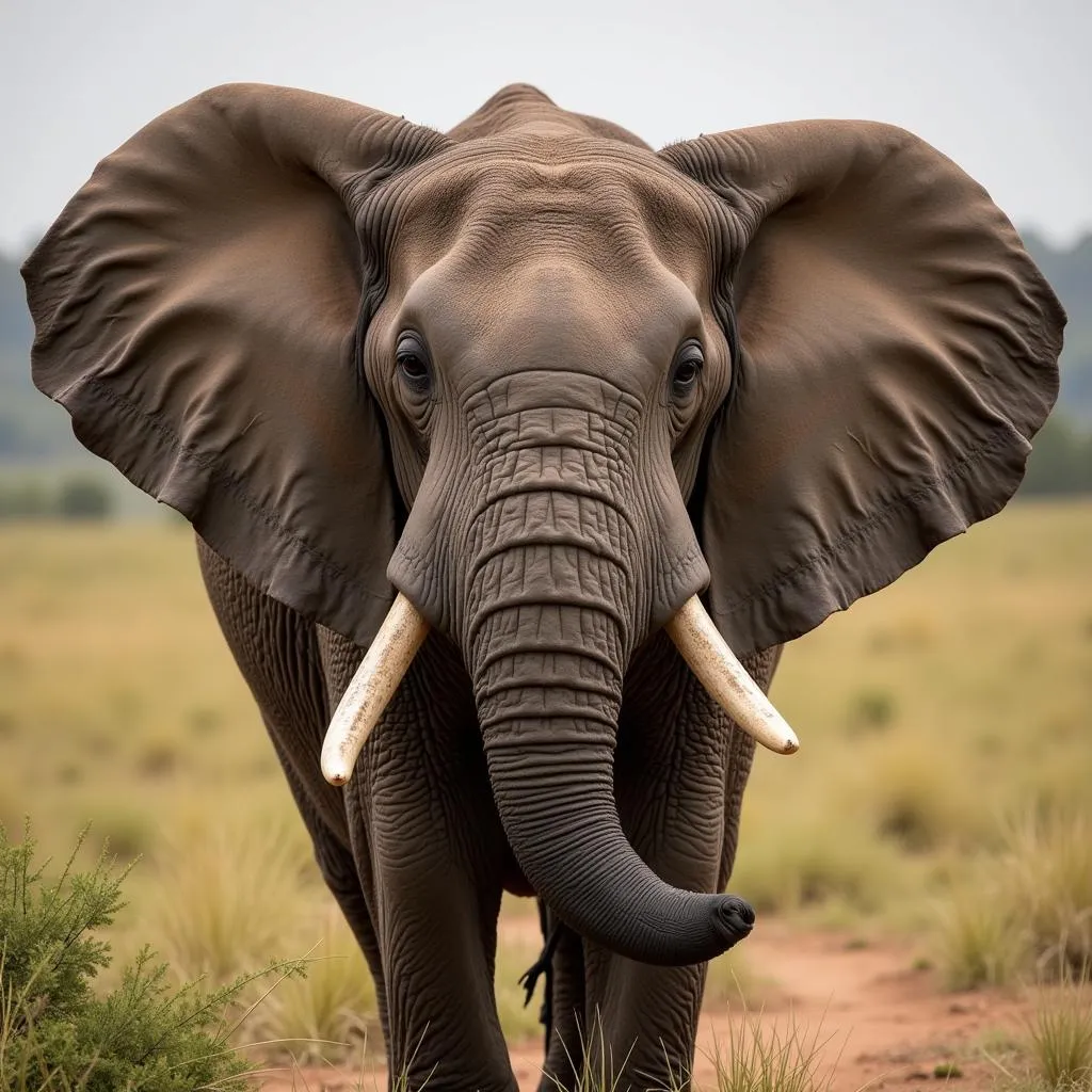 African Bush Elephant's Ears